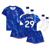 Chelsea Wesley Fofana #29 Replica Home Minikit 2024-25 Short Sleeve (+ pants)